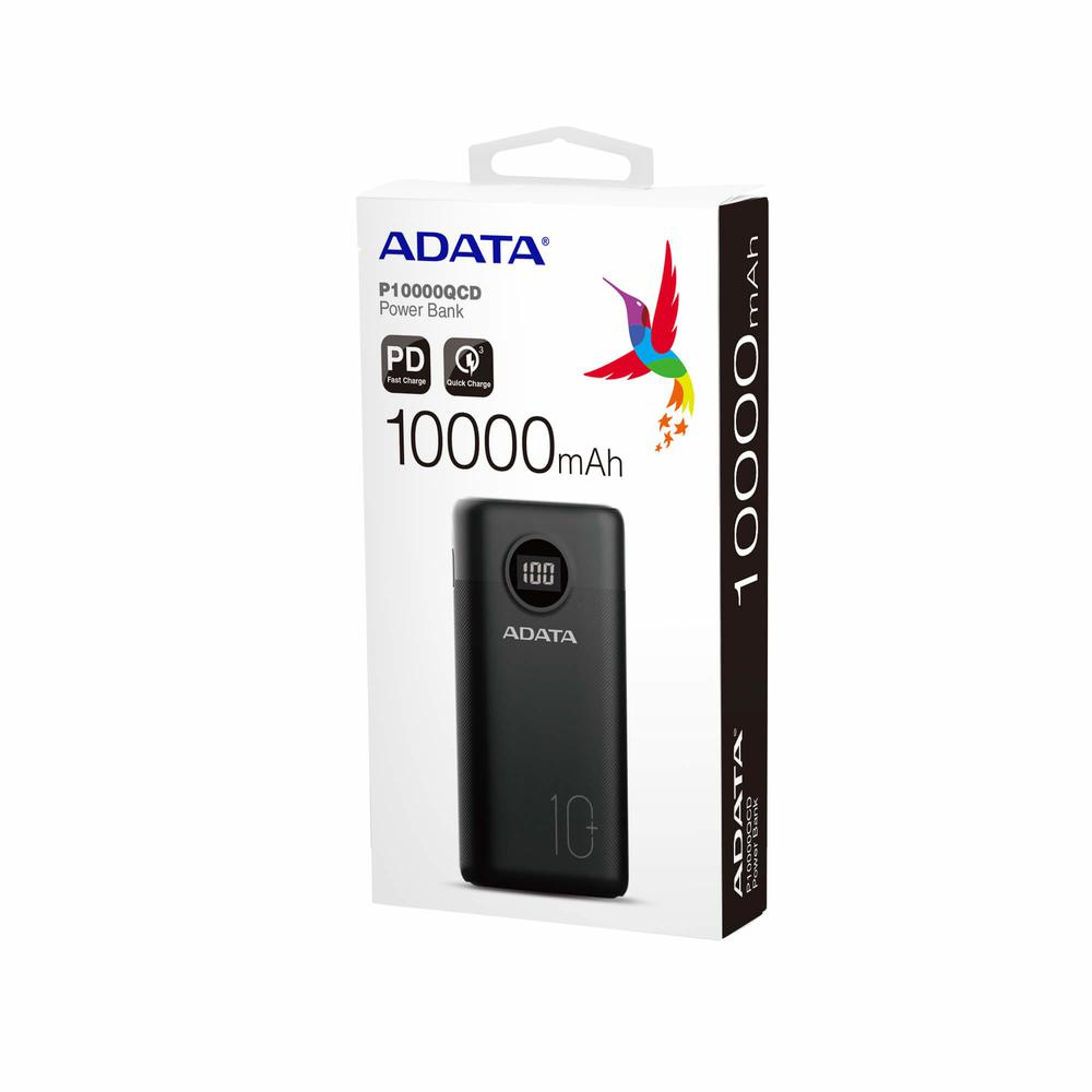 PowerBank  ADATA AP10000QCD-DGT-CBK