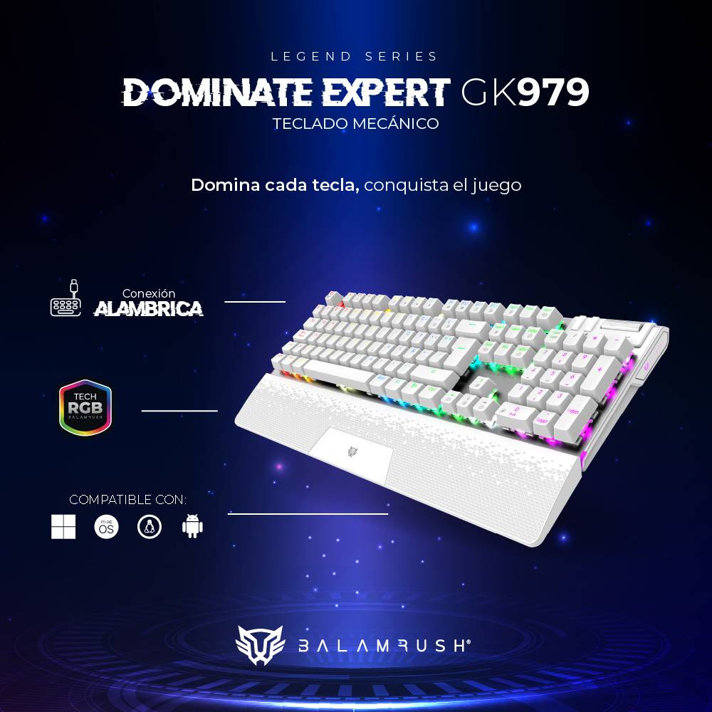 Teclado Balam Rush GK979 